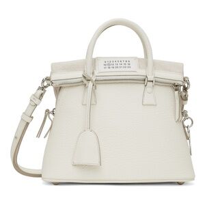 maison margiela medium white 5AC classique bag